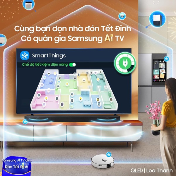 Samsung AI TV mang Tết lớn đến mọi nhà, làm mới loạt trải nghiệm thân quen