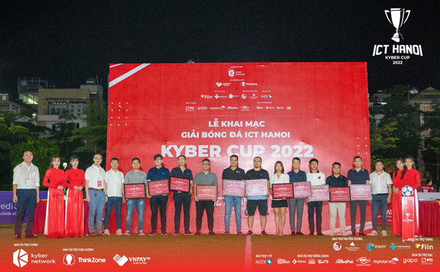 Giải bóng đá ICT Hà Nội - Kyber Cup 2022 chính thức được khai mạc 